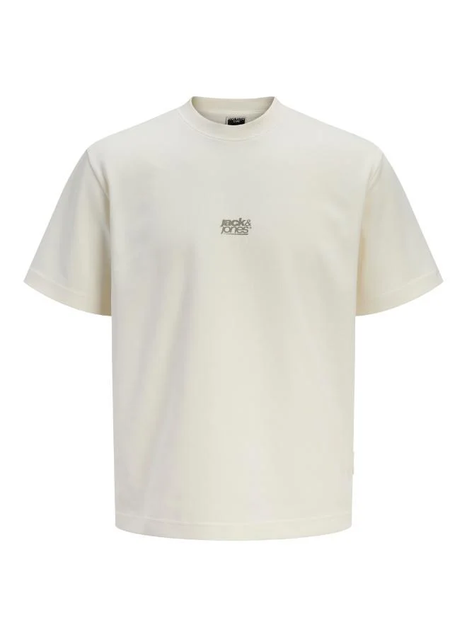 JACK & JONES Printed Crew Neck T-Shirt