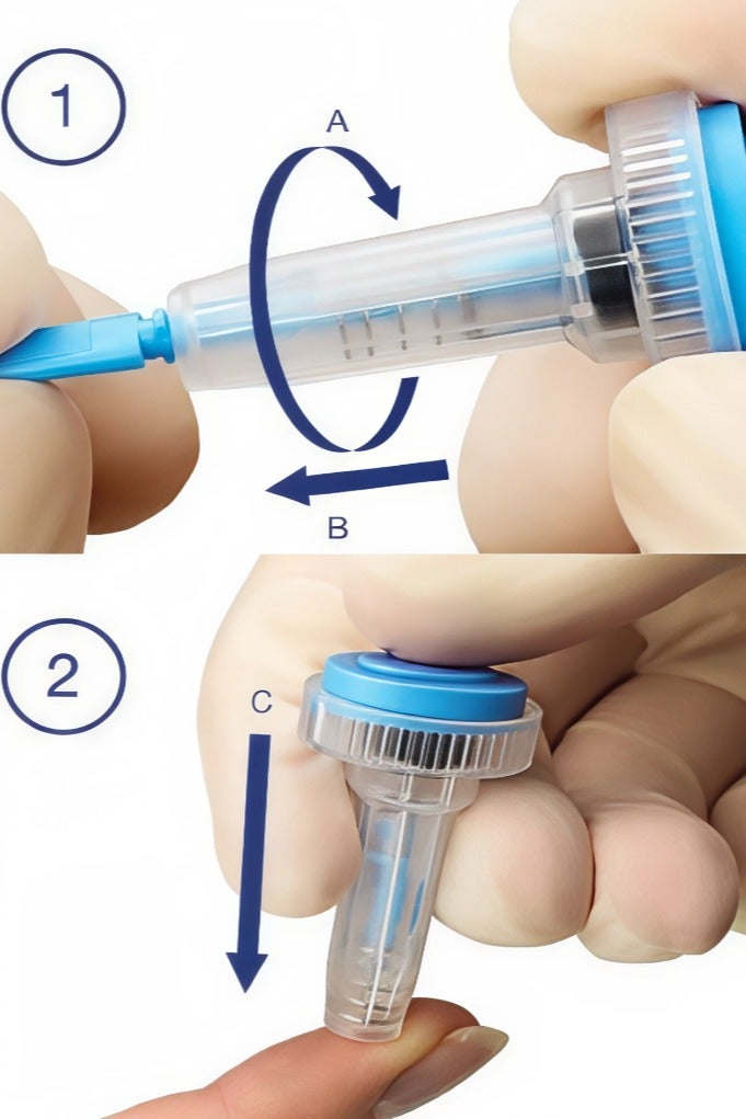 SINGLE Single Let Needles Safe Sterile Single Use Prick Needles Pack of 200 Pieces - Image 3