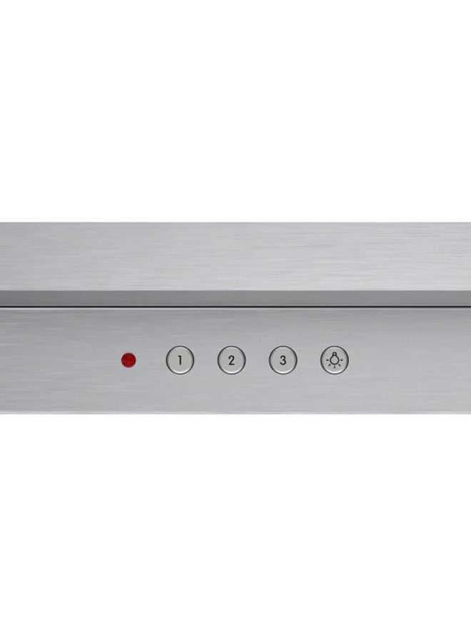 BOSCH Serie | 4 Wall-Mounted Cooker Hood 60cm Clear Glass 252 W DWG66CD50Z Silver - Image 5