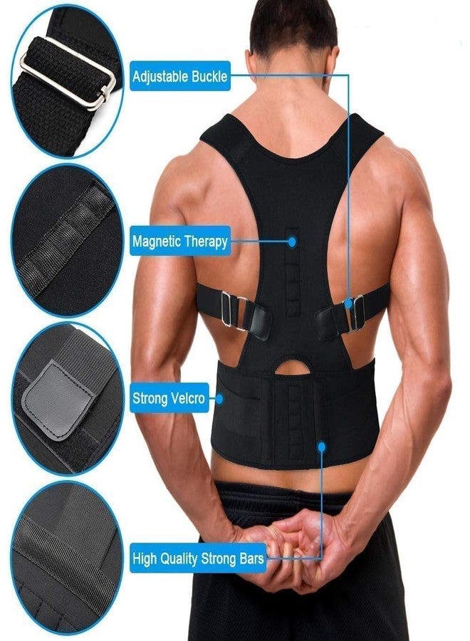 BeatStock Posture Corrector Shoulder and Back Support Belt Posture Corrector Therapy Belt for Lower and Upper Back Pain Relief for Men and women - Image 2