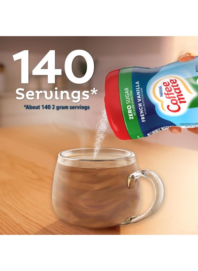 Coffee Mate Nestlé Coffee-Mate Sugar-Free French Vanilla Coffee Creamer Powder - French Vanilla Creamer for Warm, Rich Coffee - Lactose-Free, Gluten-Free, and Dairy-Free - 140 Servings - 10.1 oz - Image 2