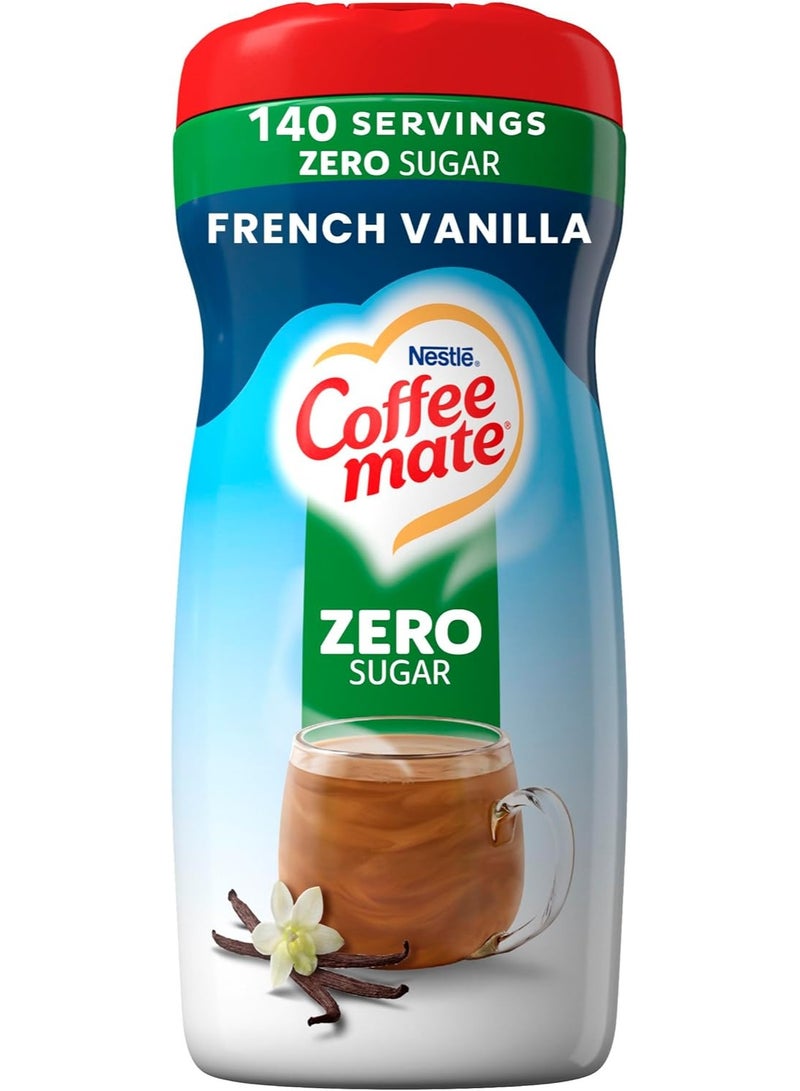 Coffee Mate Nestlé Coffee-Mate Sugar-Free French Vanilla Coffee Creamer Powder - French Vanilla Creamer for Warm, Rich Coffee - Lactose-Free, Gluten-Free, and Dairy-Free - 140 Servings - 10.1 oz - Image 1
