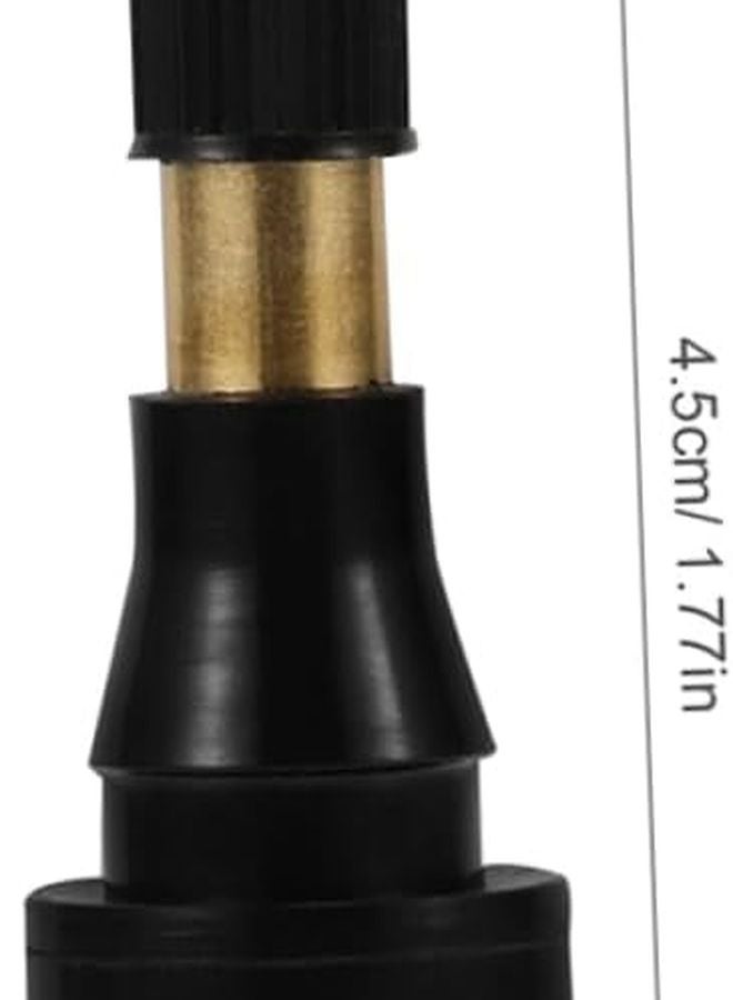 PRETYZOOM 5 قطع صمامات إطارات الشاحنات من المطاط عالي الضغط محكم الإغلاق للأنابيب غير الداخلية - Image 3