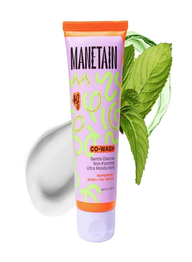 Manetain Co-Wash for Curly Hair - 100ml | 2 in 1 Shampoo & Conditioner | Non-foaming | Sulphate and Paraben Free | CG Friendly | Suitable for Dry and Frizzy Hair - Image 1