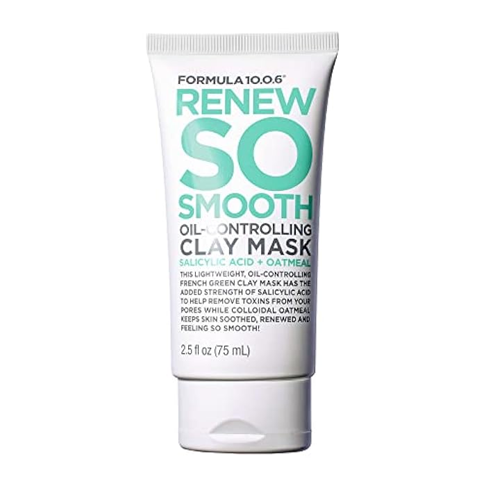 FORMULA 10.0.6 - Renew So Smooth Oil-Controlling Clay Mask 2.54 fl oz (75ml) - Image 1