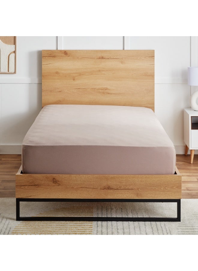 Home Box Ferum Micro Jersey King Fitted Sheet 200 x 30 x 180 cm - Image 2