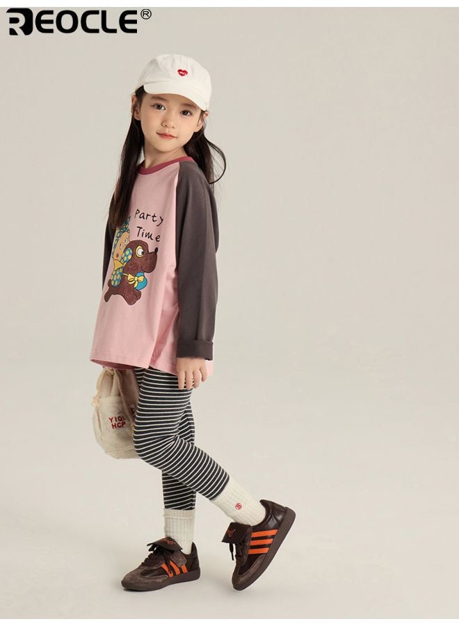 ريوكل كارديجان أزياء الأطفال بتطريز دقيق وقصة مريحة فضفاضة، سترة أطفال ملونة من القطن للارتداء اليومي الكاجوال - Image 4