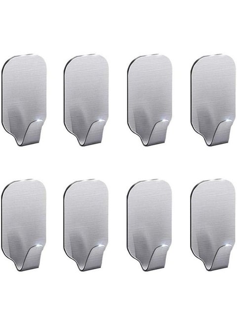 Adhesive Hook Heavy Duty Wall Adhesive Hooks for Hanging Towel Coat Hat Ultra Strong Wall Rack Hooks for Bathroom Kitchen Closet