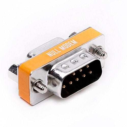 Arnorin DB9 Null Modem Adapter Male to Female Slimline Data Transfer Serial Port Adapter 5 Pack - Image 3