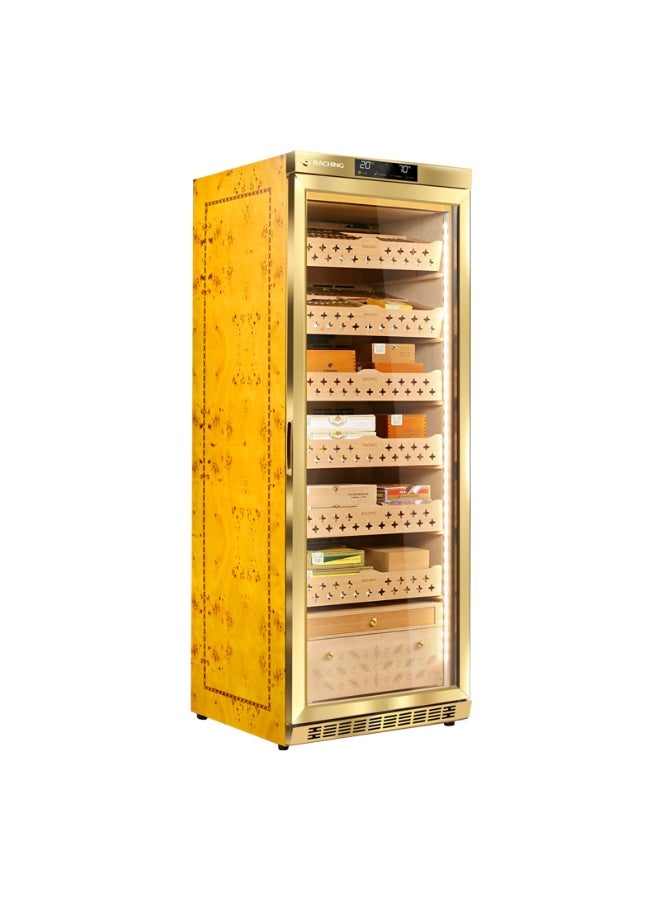 Raching MON2800A Climate Control Black Wood 1500+ Cigars Electric Humidor Without Ammonia Removal - Image 2