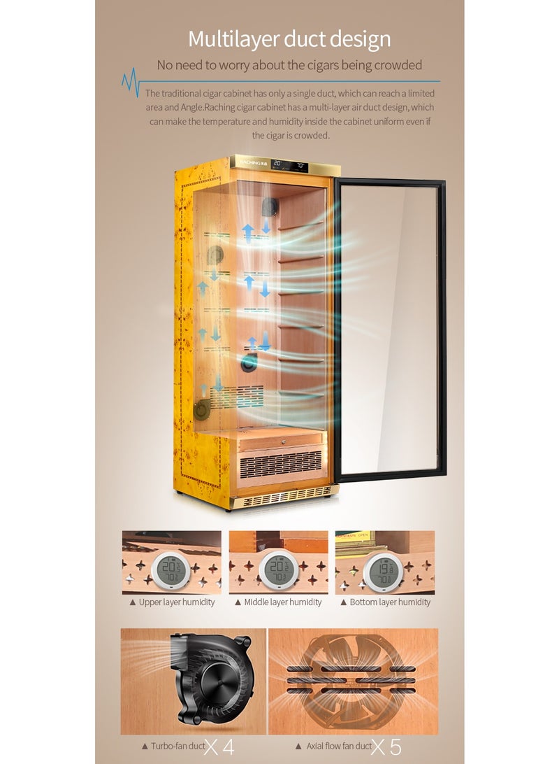 Raching MON2800A Climate Control Black Wood 1500+ Cigars Electric Humidor Without Ammonia Removal - Image 5