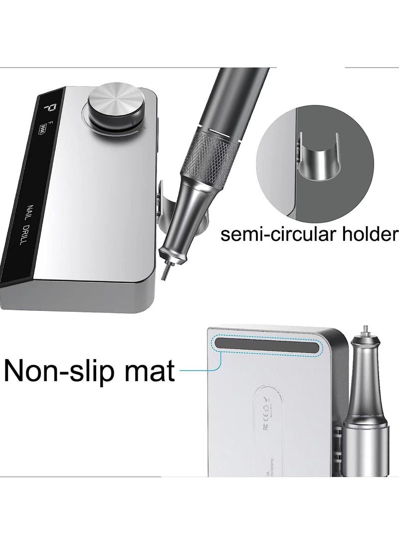 35000RPM Rechargeable Nail Polisher for Home and Salon (UV-501) - Image 3