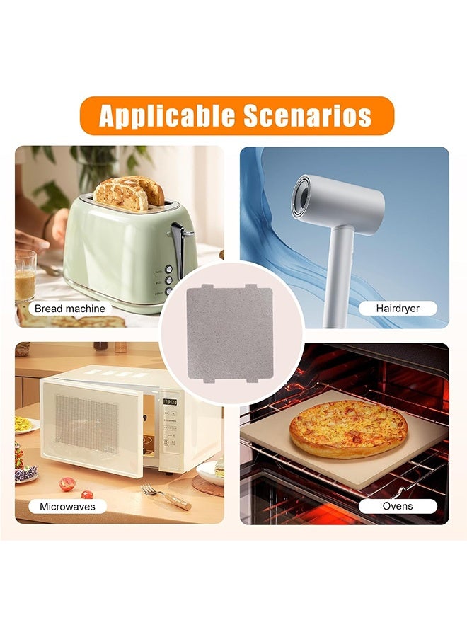 8-Pack Microwave Oven Parts Mica Slice Universal Waveguide Cover Sheets for Efficient Heat Insulation for Home Kitchen Restaurant Office Thick Heat Insulation Accessories - Image 4