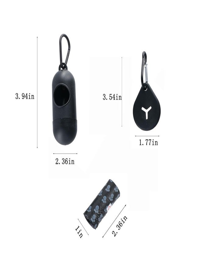 Pokinge Dog Poop Bag Dispenser with Waste Bags, Dog Poop Bag Holder Garbage Bag Clip Waste Bag Carrier for Walking Running Bicycle Accessories - Image 5