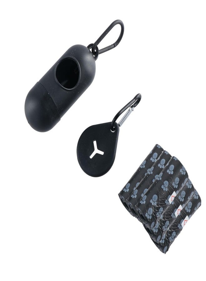Pokinge Dog Poop Bag Dispenser with Waste Bags, Dog Poop Bag Holder Garbage Bag Clip Waste Bag Carrier for Walking Running Bicycle Accessories - Image 1