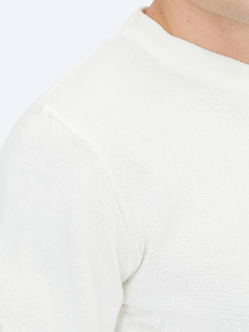 Kip Ecru Knitwear Sweatshirt