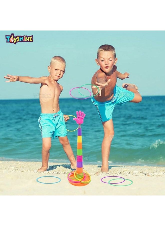 Toyshine 2 In 1 Ring Toss Game ; Shape Sorter Color Recognition Aim And Strike Gamemulticolor  - Image 5