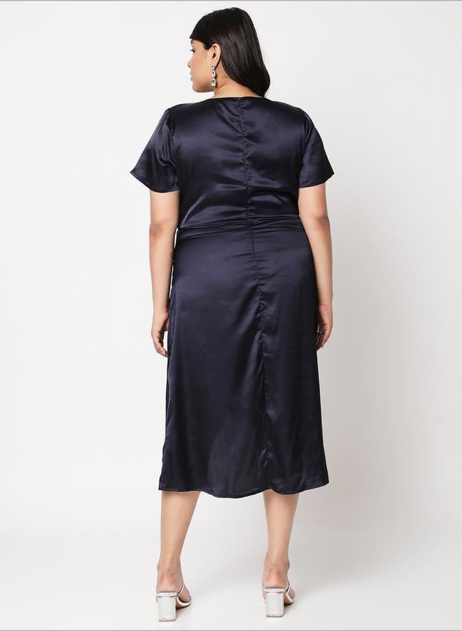 Mish Satin Midi Dress - Image 5