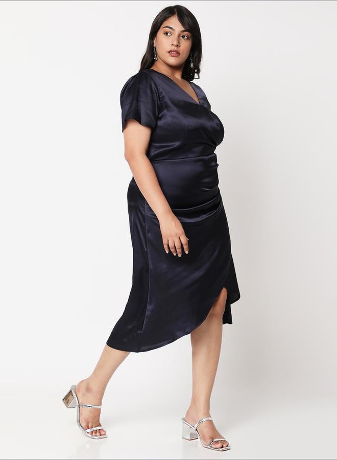 Mish Satin Midi Dress - Image 3