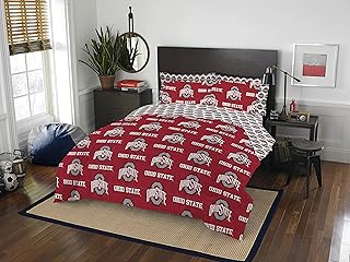 Northwest Northwest NORTHWEST NCAA Ohio State Buckeyes Bed in a Bag Set, Full, Rotary  - Image 1