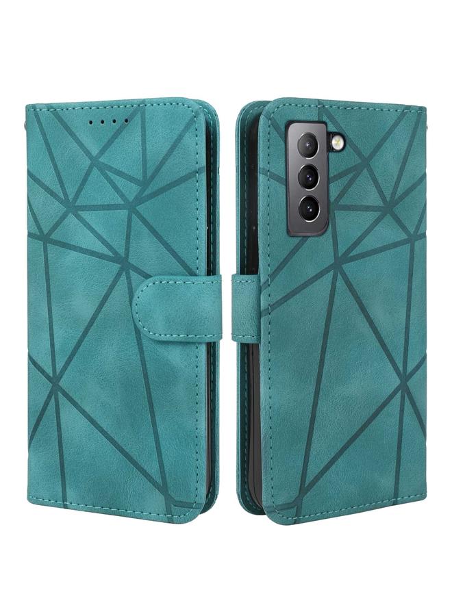 اس-توب جراب هاتف جلدي بخطوط هندسية لهاتف Samsung Galaxy S22 5G - Image 2