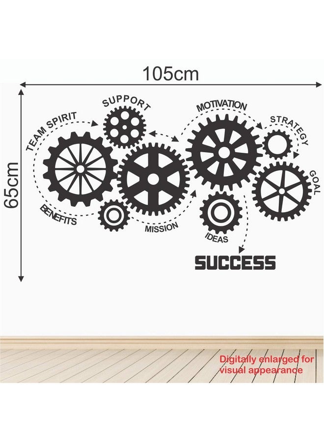 عصا لي ملصق حائط StickMe "النجاح - الفكرة - العمل الجماعي - الهدف - المهمة - المكتب - ملهم - تحفيزي - اقتباسات" - SM800 (متعدد الألوان، فينيل - 105 سم × 65 سم) - Image 3