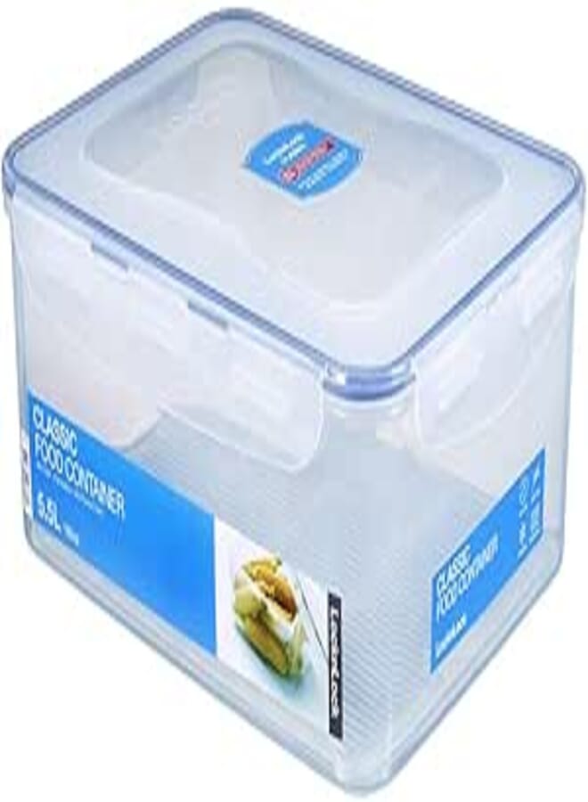 LocknLock Rectangular Food Container, Clear, 5.5 Liter HPL836