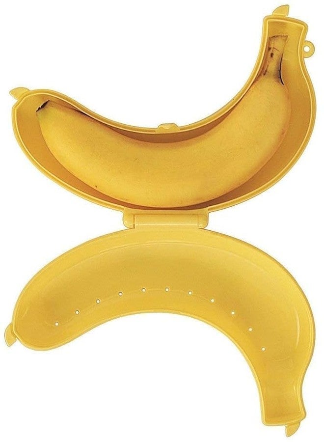 E-KAROBAAR - Plastic Banana Case Container, Banana Case Cover for School Kids,Banana Box for Kids,Banana Container - Yellow - Pack of 1 - Image 4