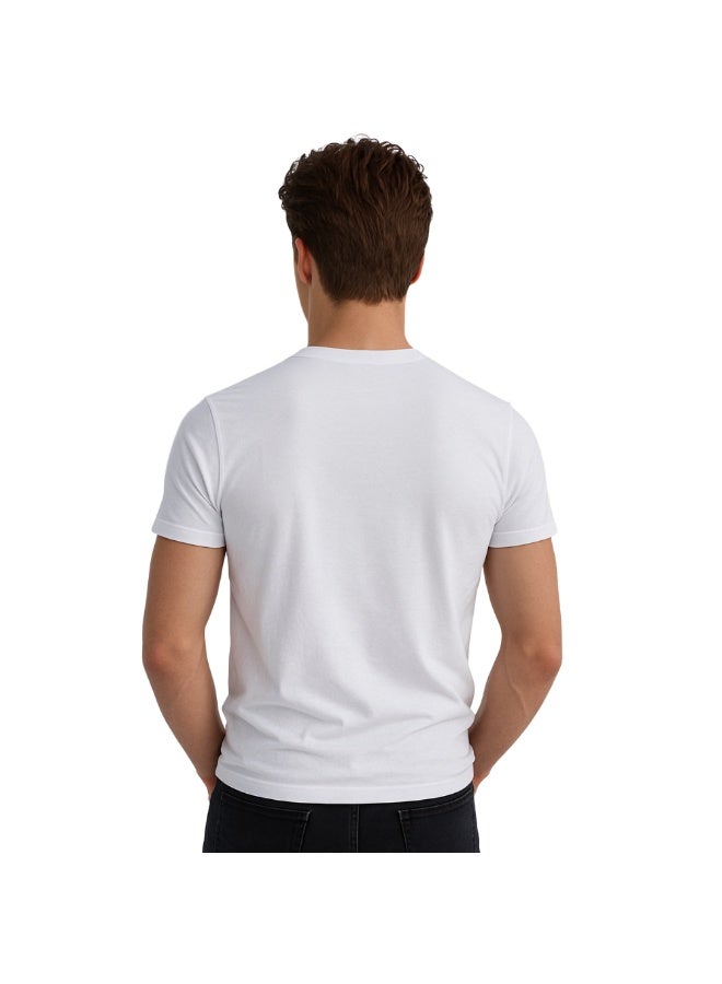 PRINTSHOP4ME UAE Men's Round Neck T-Shirt For Celebrating National Day Printed Adult T shirt Perfect For National Holidays And Festive Events National Day Casual Wear For Men - Image 5