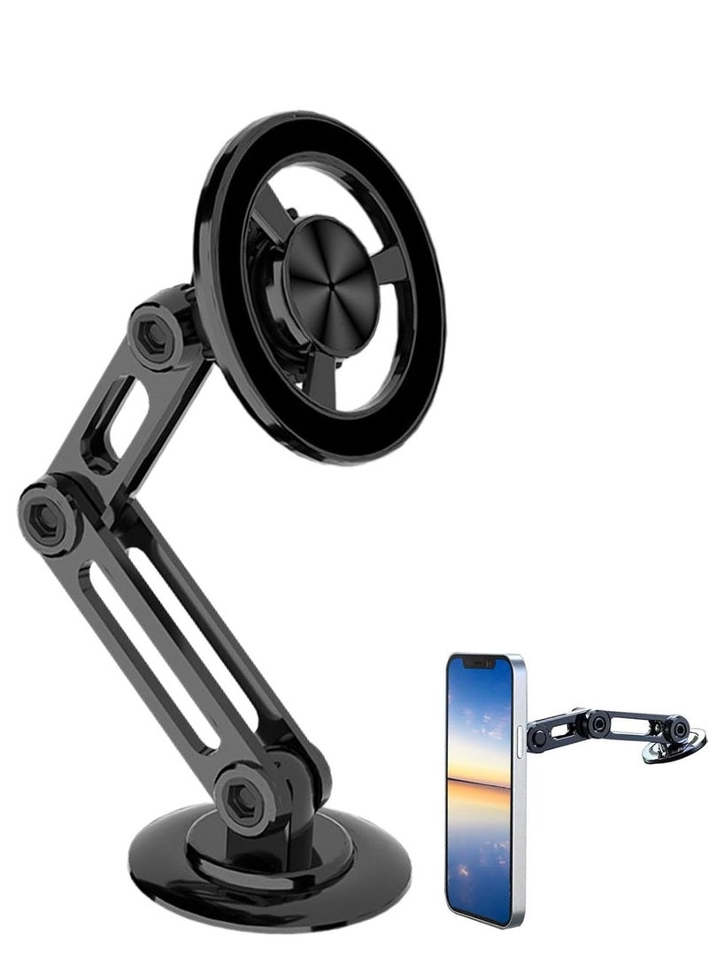 Chappeline ST40 Magnetic Bracket Mount Stand 360 Degree Rotating, Magnetic Car Dashboard Phone Holder - Black - Image 1