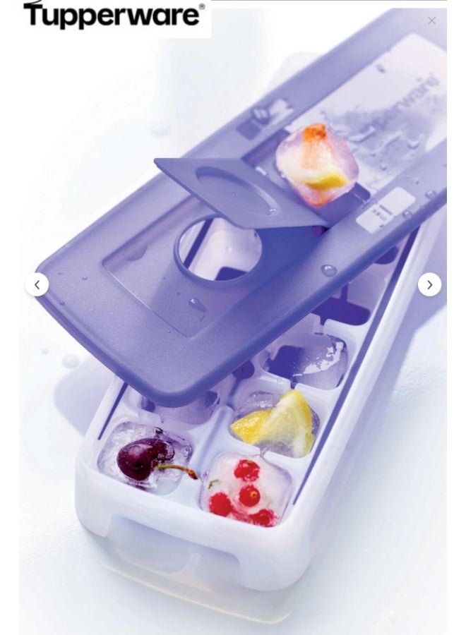 Tupperware Pure and Fresh Original Unique Covered Cool Cubes Silicone Based Ice Cube Tray With Opening Lid - 1 piece - Image 4