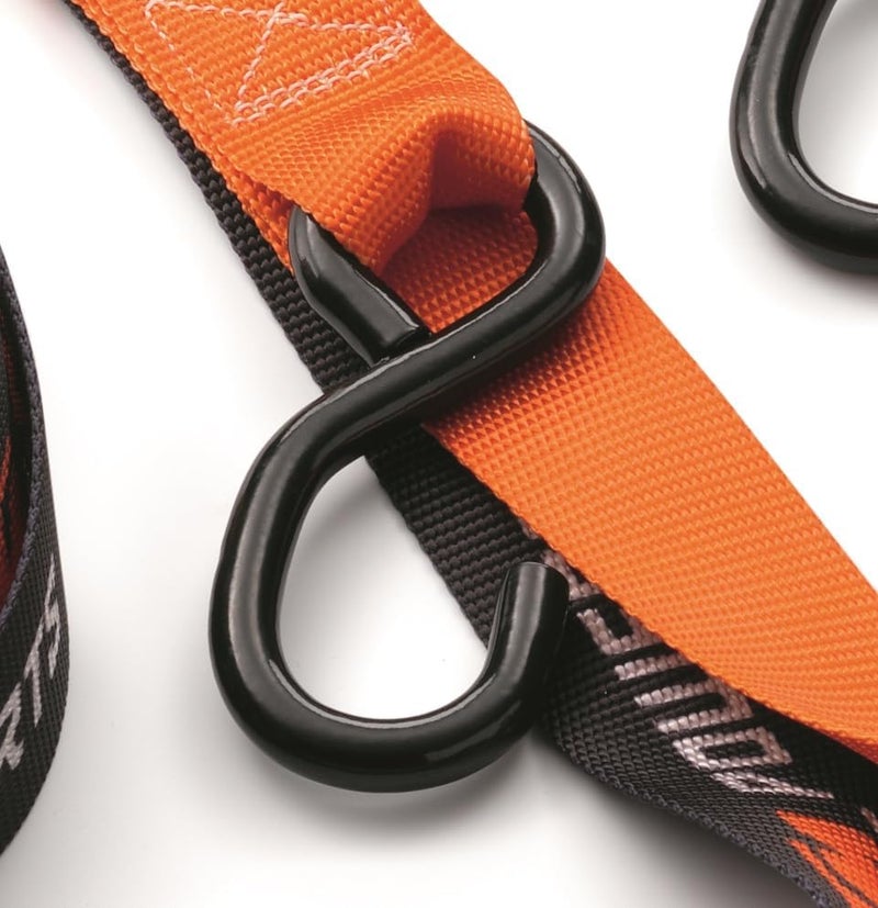 KTM Premium Tie Down Set, U6910047, (2 Pack) Features Built-in Soft Tie Loops, Clip Hooks and Hooks - Image 5