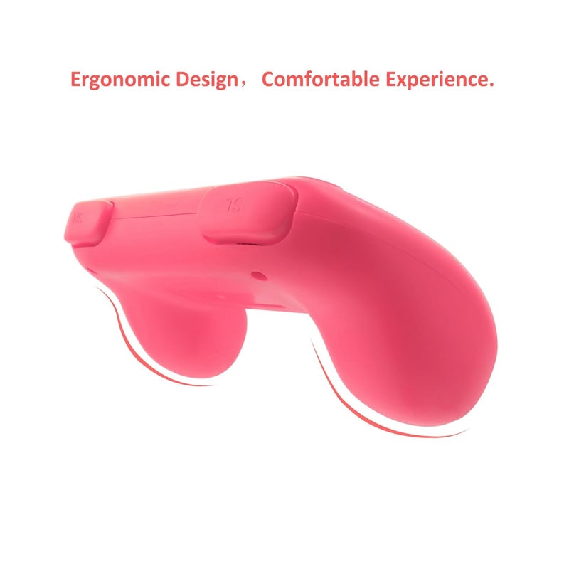 FYOUNG قبضات يد لجهاز سويتش وجهاز سويتش OLED JoyCons، قبضات يد للتحكم لجهاز سويتش Joy Cons وطراز سويتش OLED 2021 (4 عبوات)(أحمر-أزرق-أخضر-وردي) - Image 5
