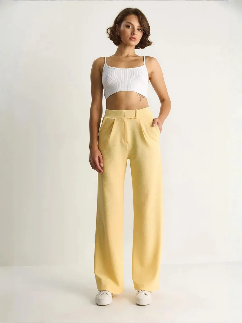 بيانكو لوتشي بنطلون لوتشي بخصر عالٍ مستقيم