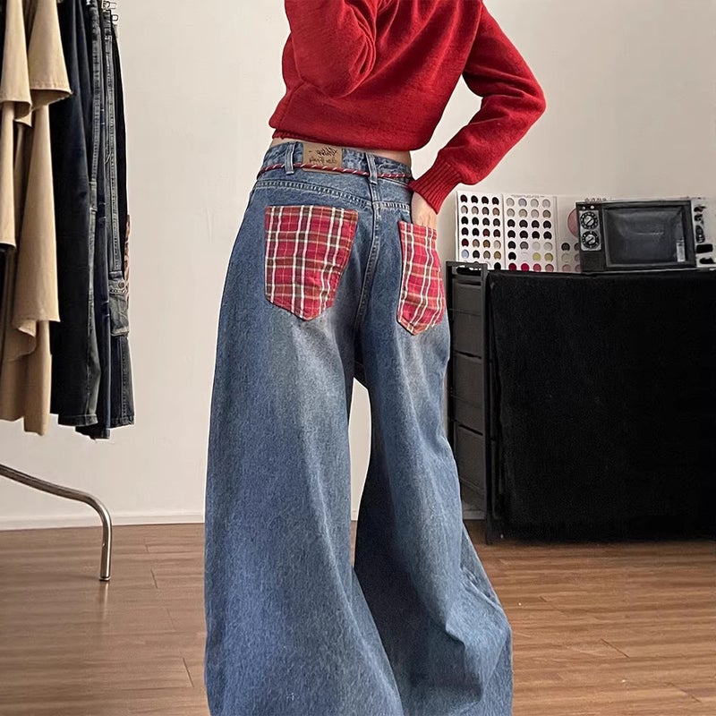 Unisex Casual Daily Denim Jeans - Image 3
