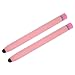 MECCANIXITY 2pcs Stylus Pens for Touch Screens Hexagon Crayon Stylus Pen Universal Capacitive Stylus for All Touch Screen Devices 47 Pink - Image 2