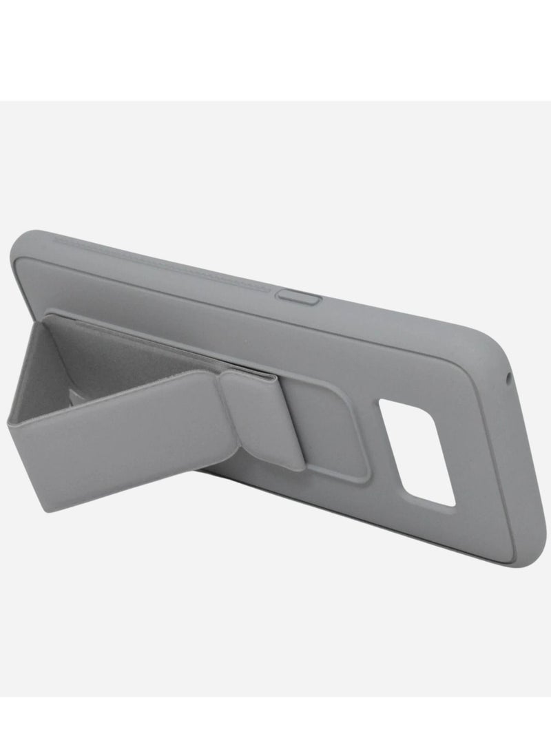 BORTONY Galaxy S8 Case Silicone Camera Protected Shockproof With Finger Grip Stand Cover - Image 2