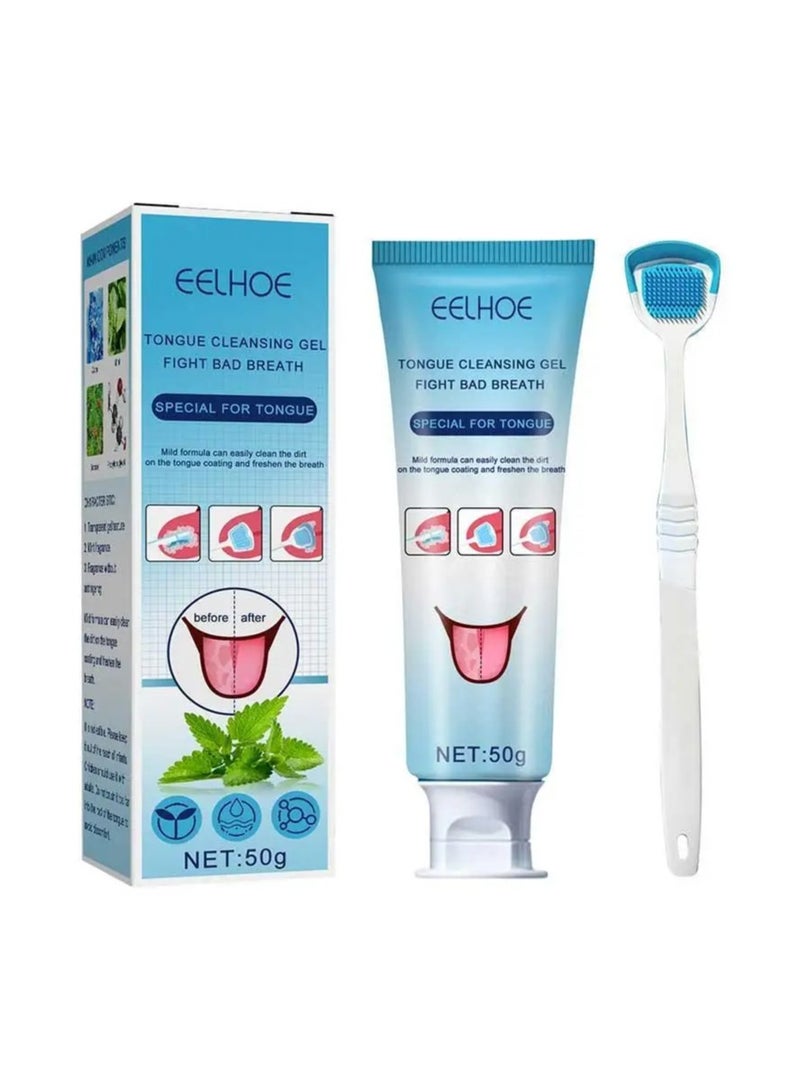 EELHOE Tongue Cleaning Gel Fight Bad Breath - Image 1