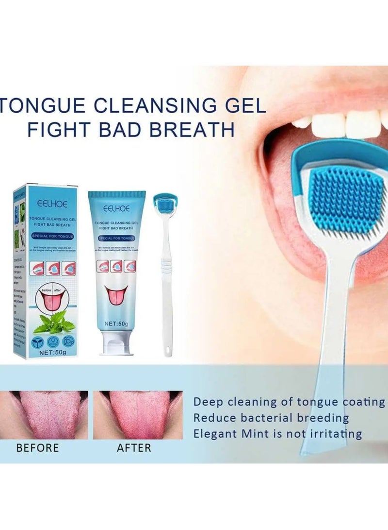 EELHOE Tongue Cleaning Gel Fight Bad Breath - Image 2