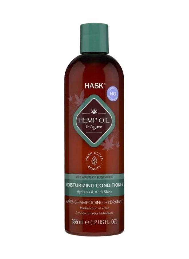 HASK Hemp Oil & Agave Moisturizing Shampoo 355ml  - Image 1