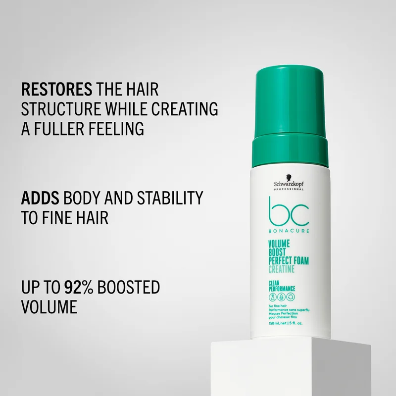 Schwarzkopf Professional  Bonacure Volume Boost Perfect Foam For Fine Hair - Vegan - 150ml  | Best Price UAE
