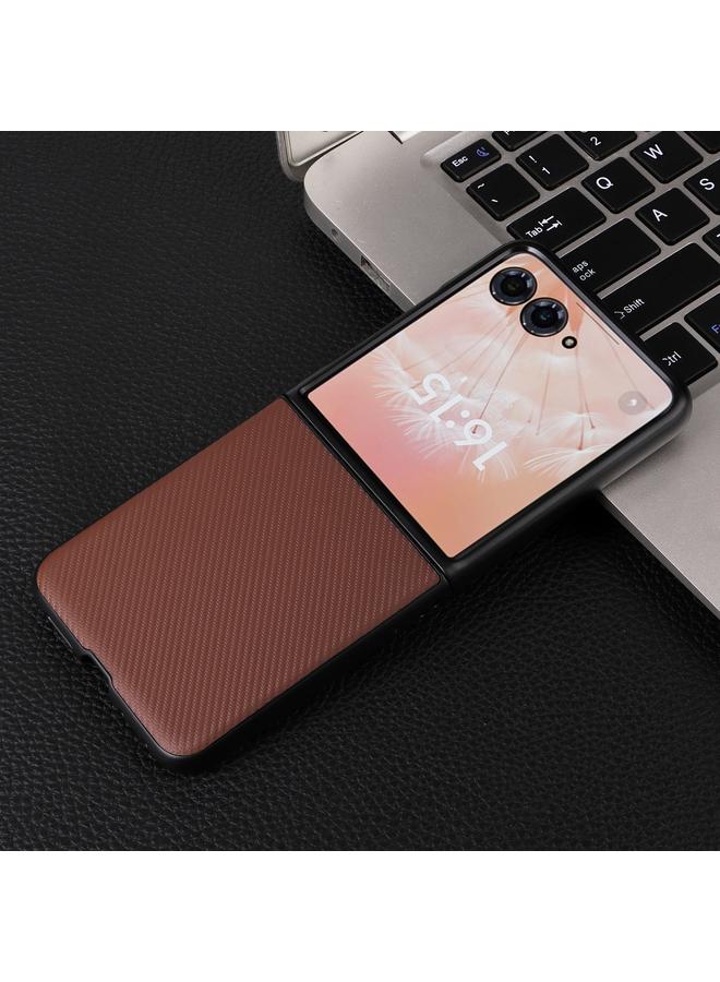 S-TOP Case For Motorola Moto Razr 50 Ultra PU Leather PC Phone Case - Image 2