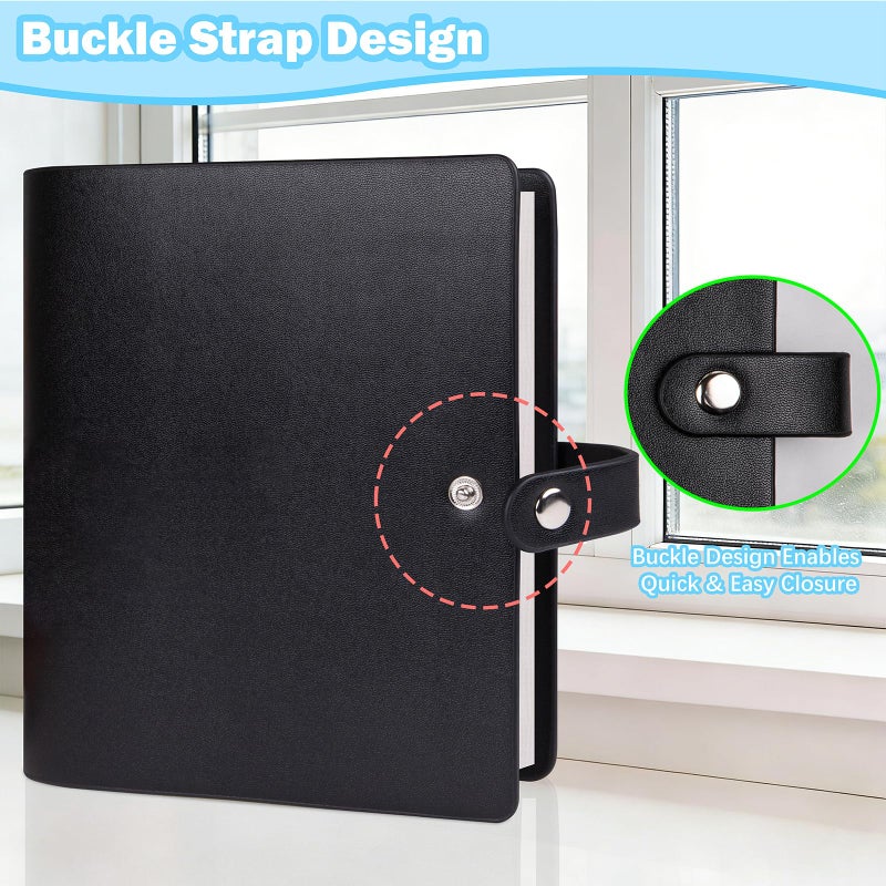 Ruibytree 320 Pockets Photo Album for Fujifilm Instax Mini LiPlay 12 11 9 8 40 41 99 Evo 7S Instant Film Camera,PU Leather Cover Photo Book for Polaroid 2x3 Pictures (Black) - Image 5