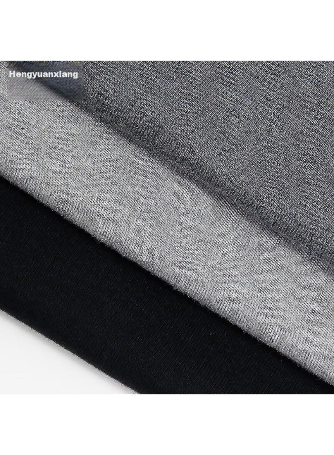 Hengyuanxiang Hengyuanxiang Men's Thermal Underwear Set, Autumn/winter Hot , Pure Cotton V-neck Cotton Sweater Bottoming Thin Set  - Image 5