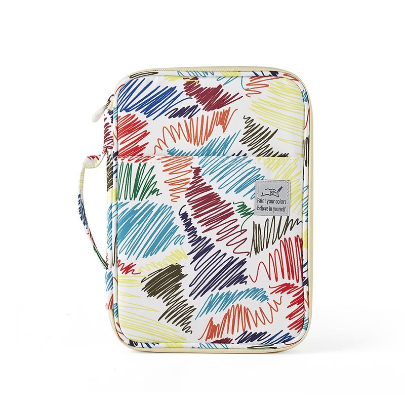 New 192/96 color pencil curtain sketch painting special Pencil Case art student storage bag stationery bag in stock Colored line 
