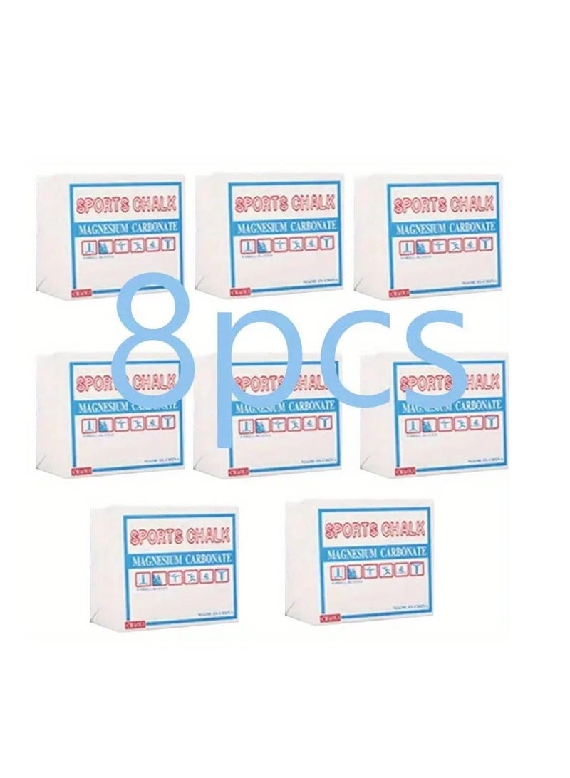 TIB 8 pieces of chalk powder for weightlifting, extreme sports, acrobatics, rock climbing, fitness, and anti-slip training. - Image 4