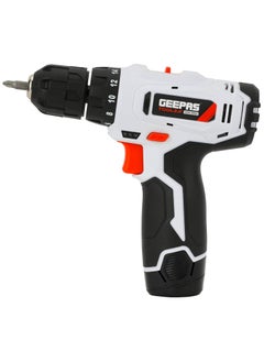 GEEPAS Geepas 12V Cordless Percussion Drill - Hammer Function, Screwdriver with 13 Pcs Drill, 15+1 Torque Setting | No Speed Load 0-550RPM | 1 Year Warranty  - Image 2