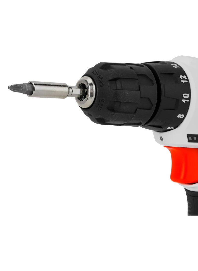 GEEPAS - Geepas 12V Cordless Percussion Drill - Hammer Function, Screwdriver with 13 Pcs Drill, 15+1 Torque Setting | No Speed Load 0-550RPM | 1 Year Warranty - Image 1