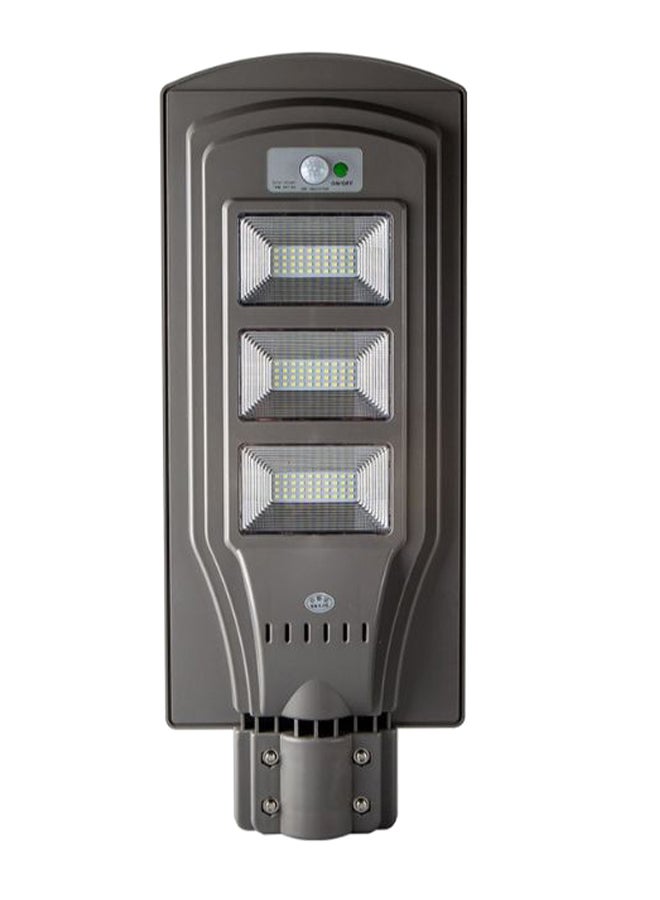 اليشمك مصباح LED للحائط والشارع يعمل بالطاقة الشمسية للأماكن الخارجية شفاف/رمادي - Image 1