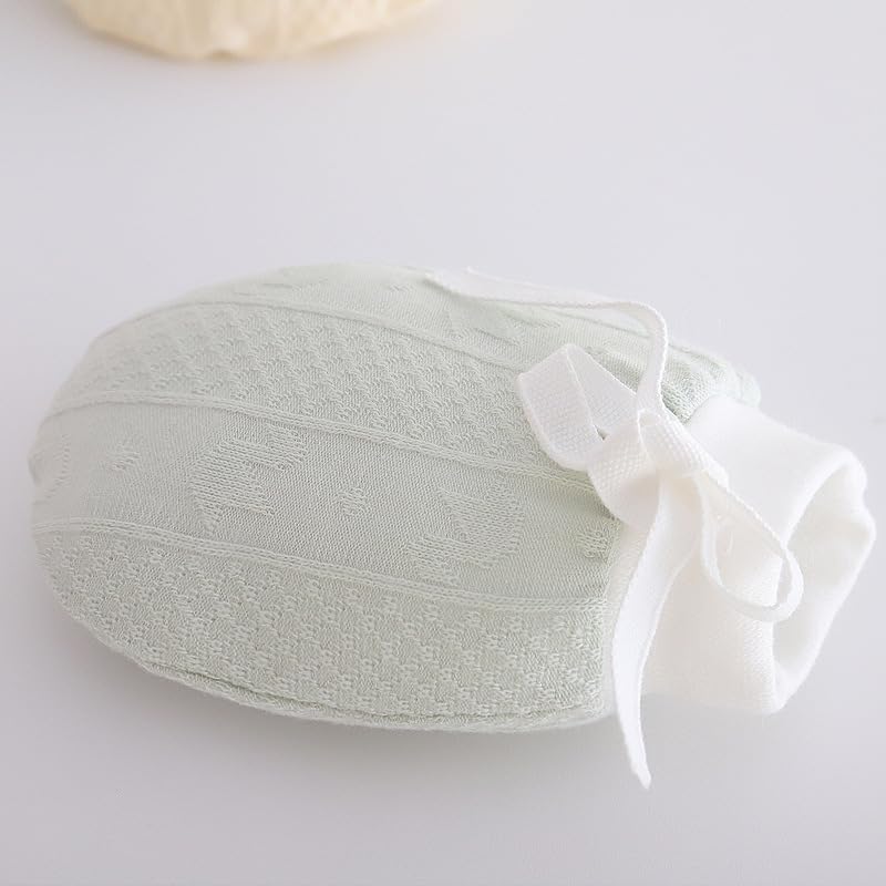 Adeimoo Cute Boys Girls Cotton No Scratch Gloves Drawstring Adjustable Mittens for Baby Infants - Image 5
